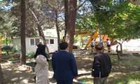 بازدید سرپرست بیمارستان بهشتی از پروژه انتقال فاضلاب شهری ساختمان مرحوم رجبعلی